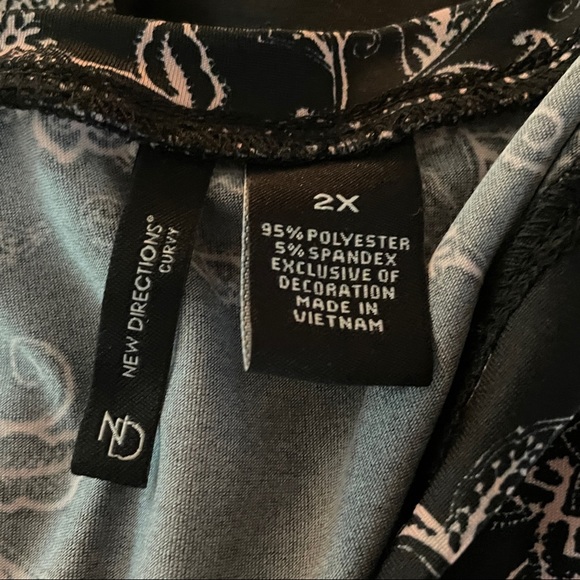 New directions ladies blouse size 2X - Picture 6 of 6